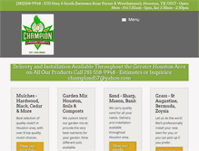 Tablet Screenshot of hardwoodmulchhouston.com